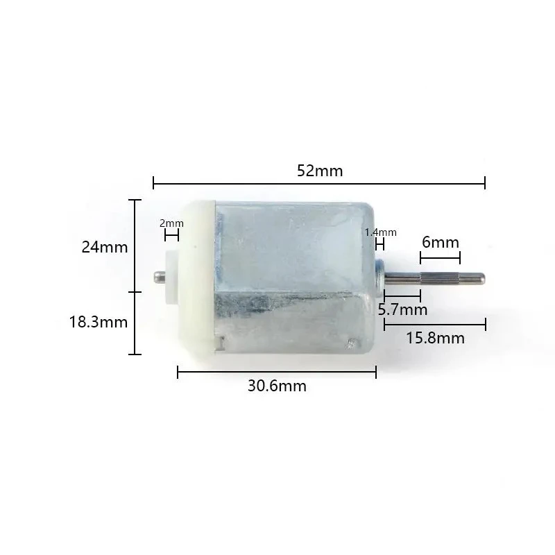 10PCS FC280 DC Motor 15000 RPM 52mm DIY Repair Engine For Car Replacement Power Accesseries Reverse Rotation Toy High Quality