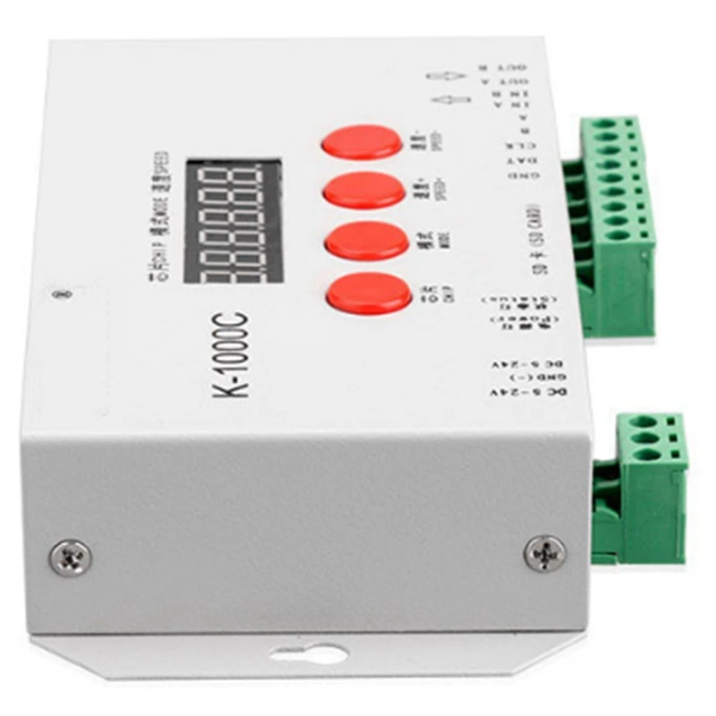 5X K-1000C Controller K1000C WS2812B WS2811 APA102 T1000S WS2813 LED 2048 Pixel Program Controller DC5-24V