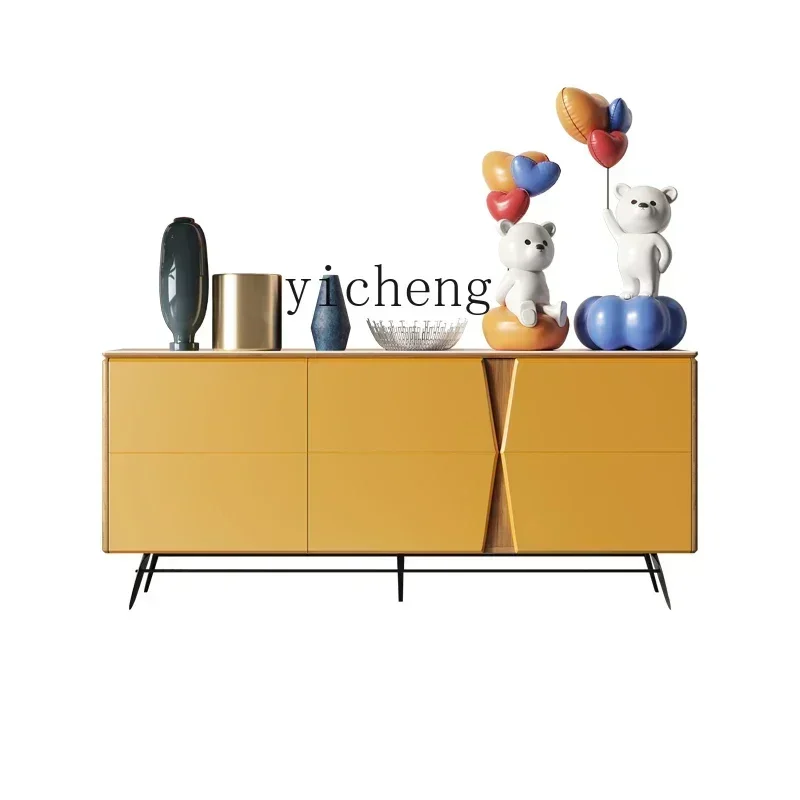 1-D29minimalist Style Dining Side Cabinet Villa Living Room Wall Locker Modern Light Luxury Entrance Cabinet