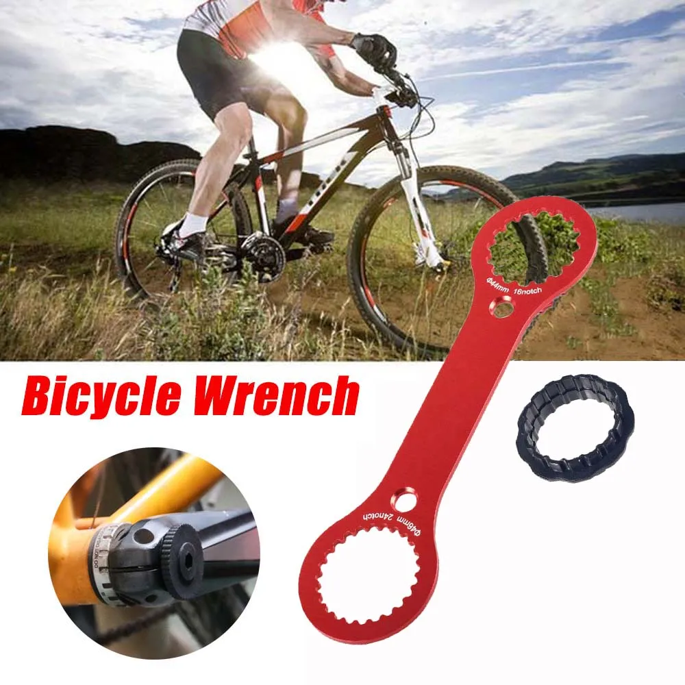 

25 24 Red Hollowtech Crankset Cycling Handle Installation Tool Bottom Bracket Bicycle Wrench Bike Repair Tool Install Spanner