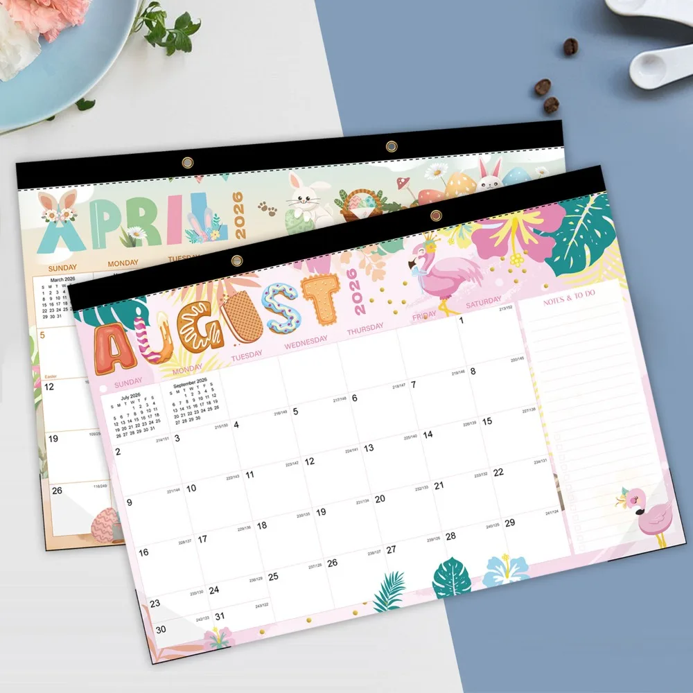 

Newest 2026 Calendar 12-Month From 2025 July To 2026 December Daily Weekly Monthly Planner Agenda Home English Hanging Calendar