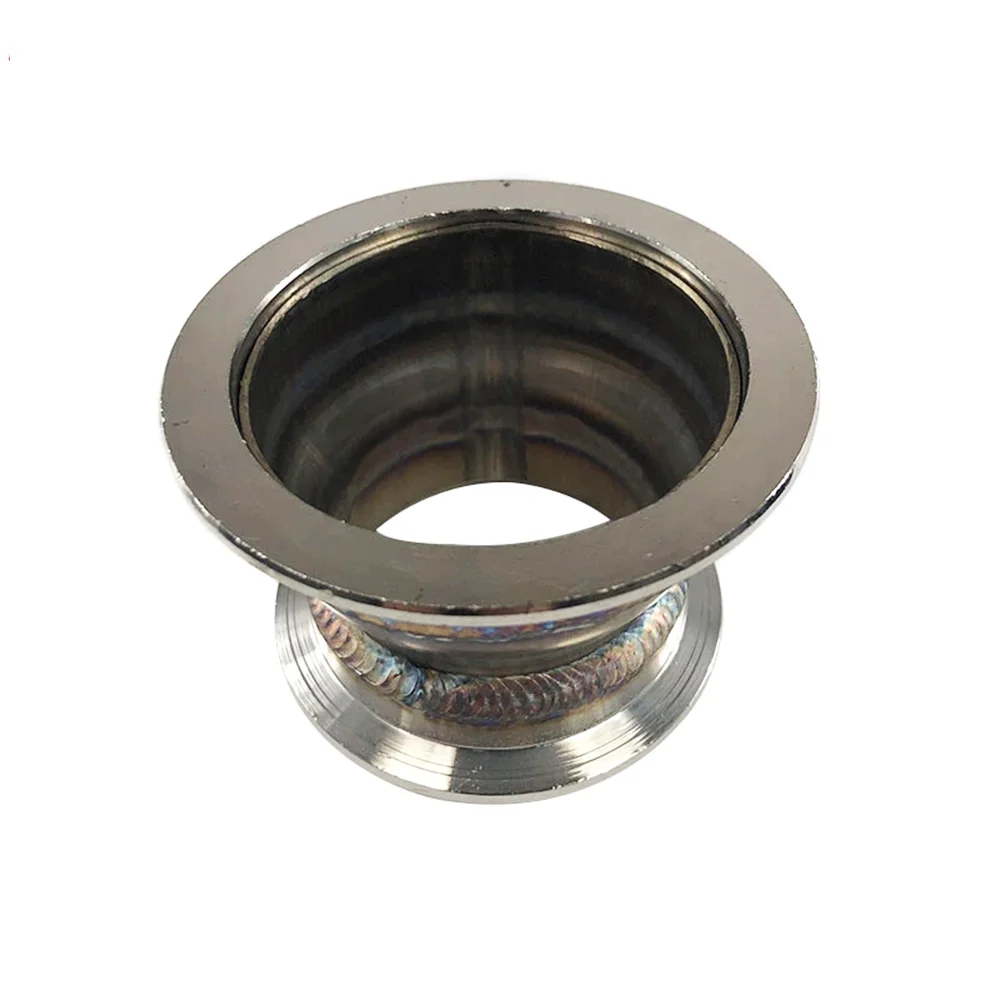 2 Inch V-Band to 2.5 Inch V-Band Flange Adapter, Stainless Steel