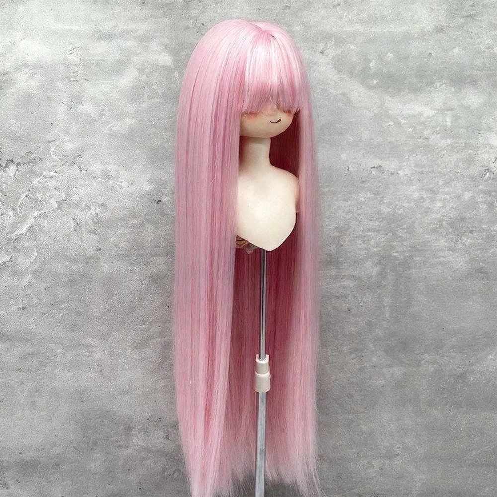 Bunte Puppenperücke für Puppen 1/6 1/4 1/3 BJD Puppenhaar Lange Perücke Prinzessinnenhaarperücke – Detail 5