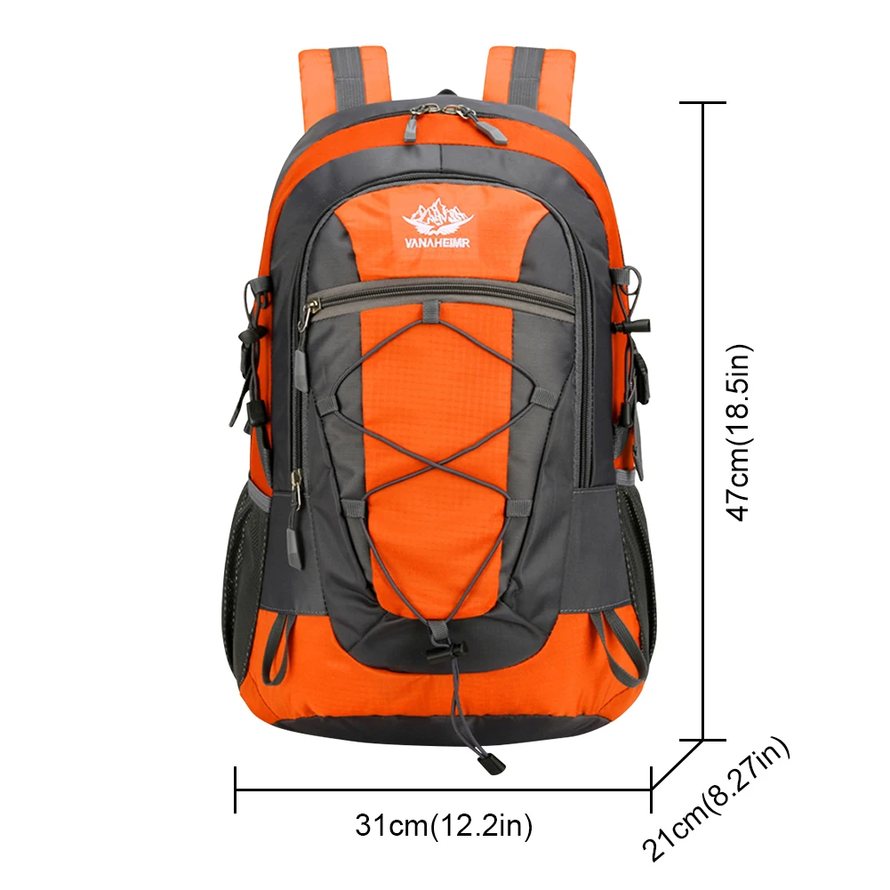 Hiking Backpack Nylon Backpack Multifunctional Climbing Backpack Large Capacity Outdoor Sports Backpack Traveling Rucksack