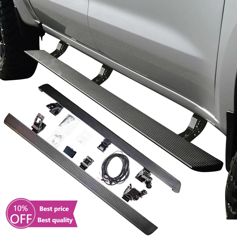 

Cc CarAutomatic Electric Power Side Step Running Board for Chevrolet Silverado Crew Cab 2019-2024