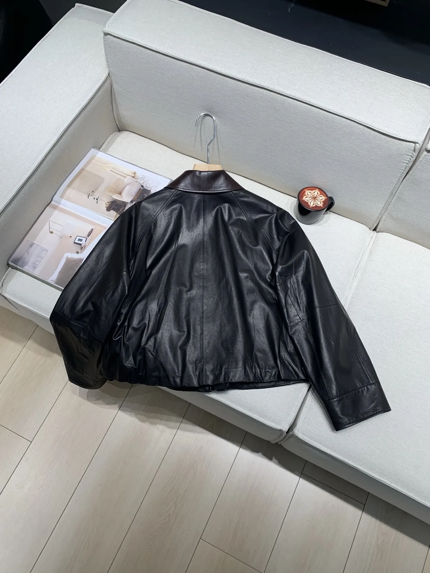 New Arrival High Quality Fashion Patchwork Collar Sheepskin Short Jacket For Women S/M/L