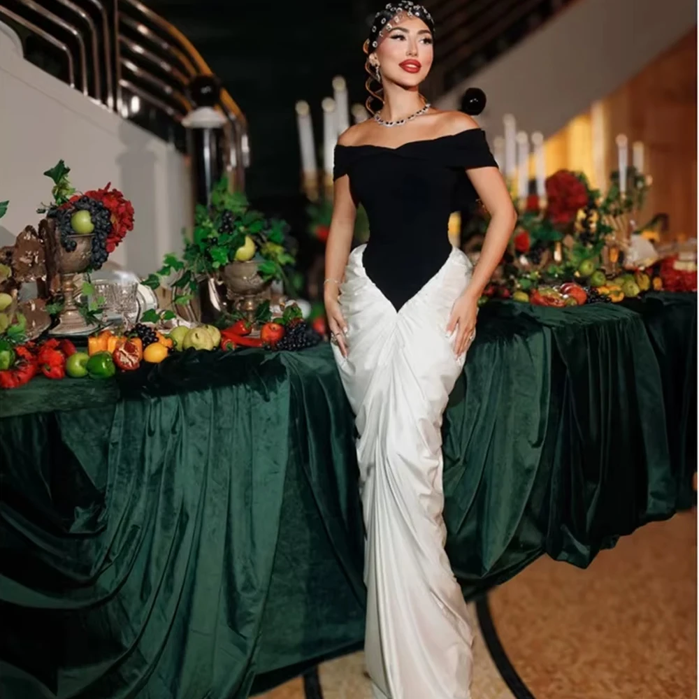 Op maat gemaakte luxe avondjurken voor dames Luxe 2025, visstaartrok, elegante jassen, satijnen galajurken