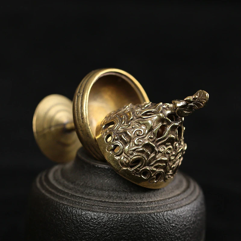 Creative Boshan Chicken Sandalwood Incense Burner Home Copper Incense Holder Desktop Ornament