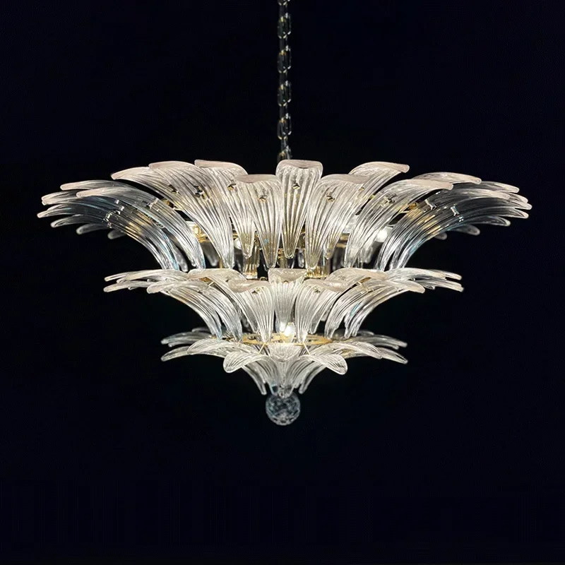 Modern LED Ceiling Light Chandelier Crystal Pendant Lighting European Style Living Room Villa Decor Home Lustre