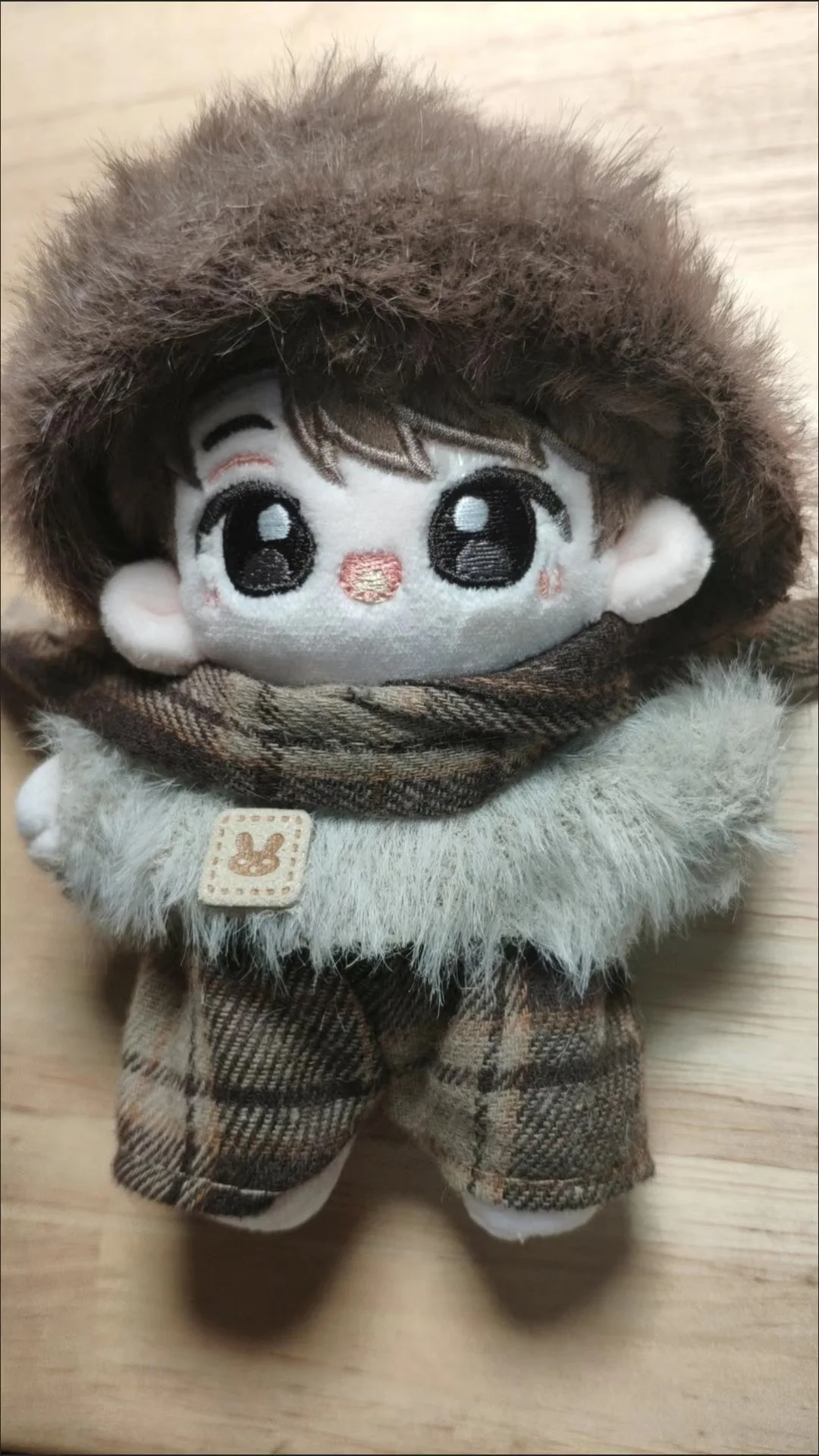 Peluche 10cm JC-T attribut Tan Jian Ci Anime Cosplay poupée en peluche mignon coton corps vêtements tenue habiller jouet peluche cadeau