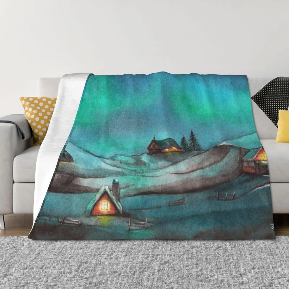 Jol In Norway Throw… - image