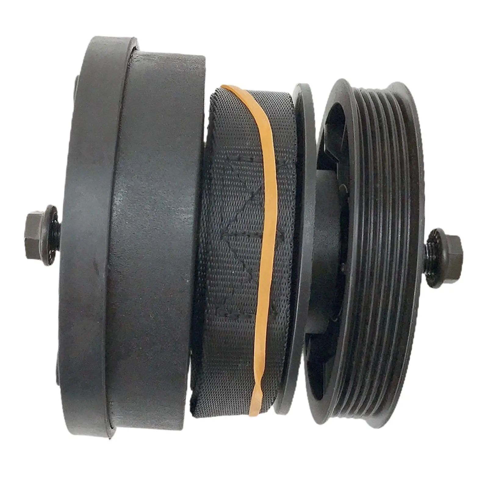 Rowing Resistance Module Black Webbing Damper Pulley Group Replacement for Rowing Machine Exercise Training