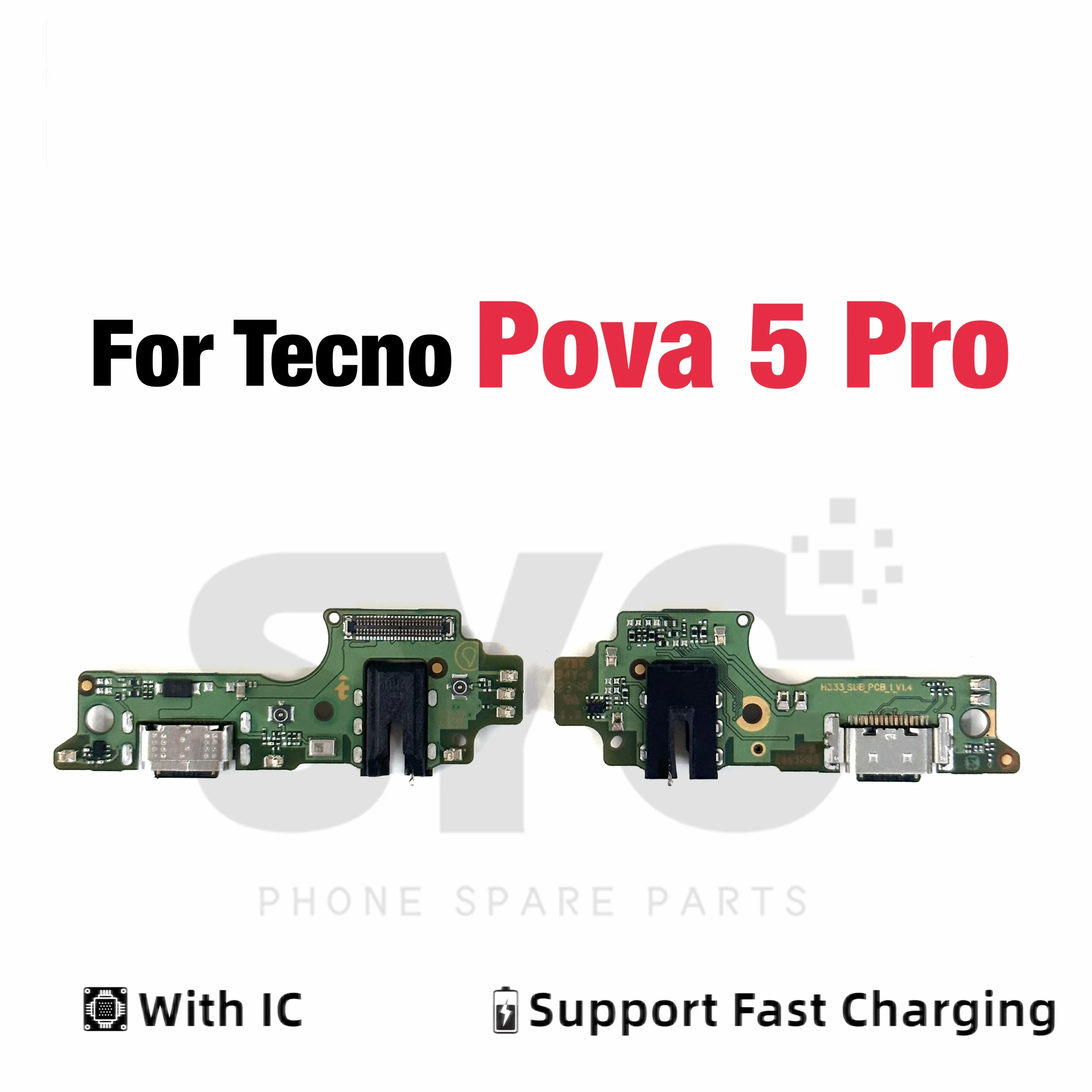 

SYC Good quality Fast Charging Port Connector Board Dock Charger Flex Cable For Tecno Pova 5 Pro