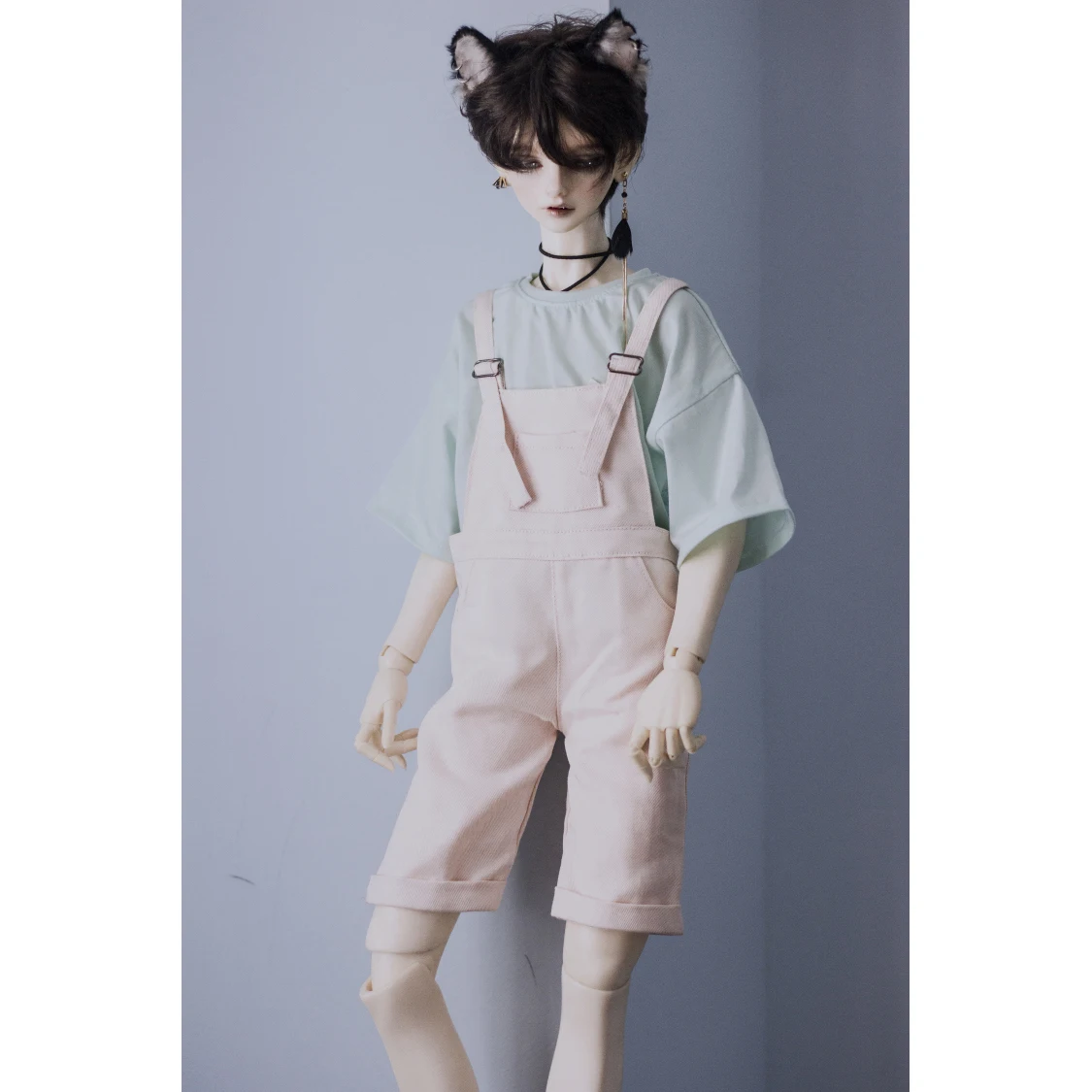 BJD DOLL pantalones rosas monos pantalones camiseta ropa para 1/3 SD 60cm 24 "1/4 17" de alto tío MSD DK DZ AOD DD Dol