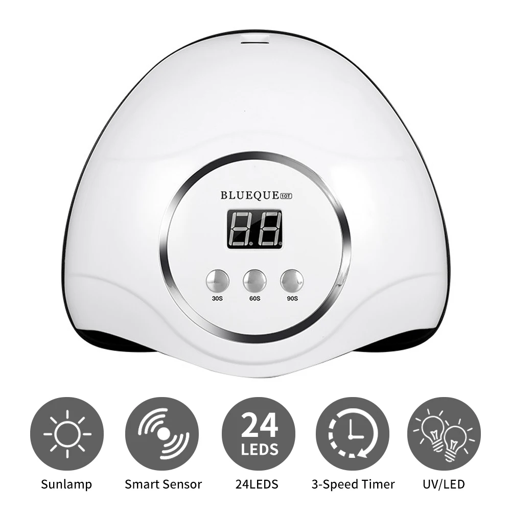 เครื่องอบเล็บยูวีแอลอีดีแบบมืออาชีพ สำหรับอบเล็บเจล ใช้ในบ้าน อุปกรณ์ทำเล็บมือ