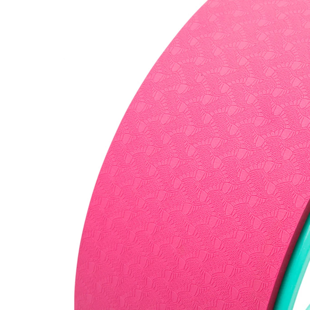 

1Pcs Yoga Pilates Circle Premium Ecofriendly Nonslip Wheel for Balance Flexibility Rose Green Yoga Pilates Circle