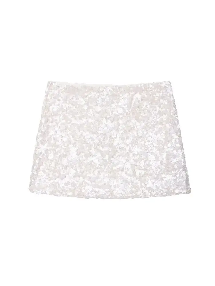 

Sparkling Mini Party Style Skirt Women Short Skirt Woman New Fashion Elegant Skirts For Women Party Skirts