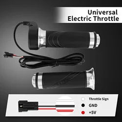 Bicicleta Electrica Twist Throttle 12V - 72V For Electric Bicycle Scooter Motorcycle Speed Gas Handle Throttle Accelerator Kit