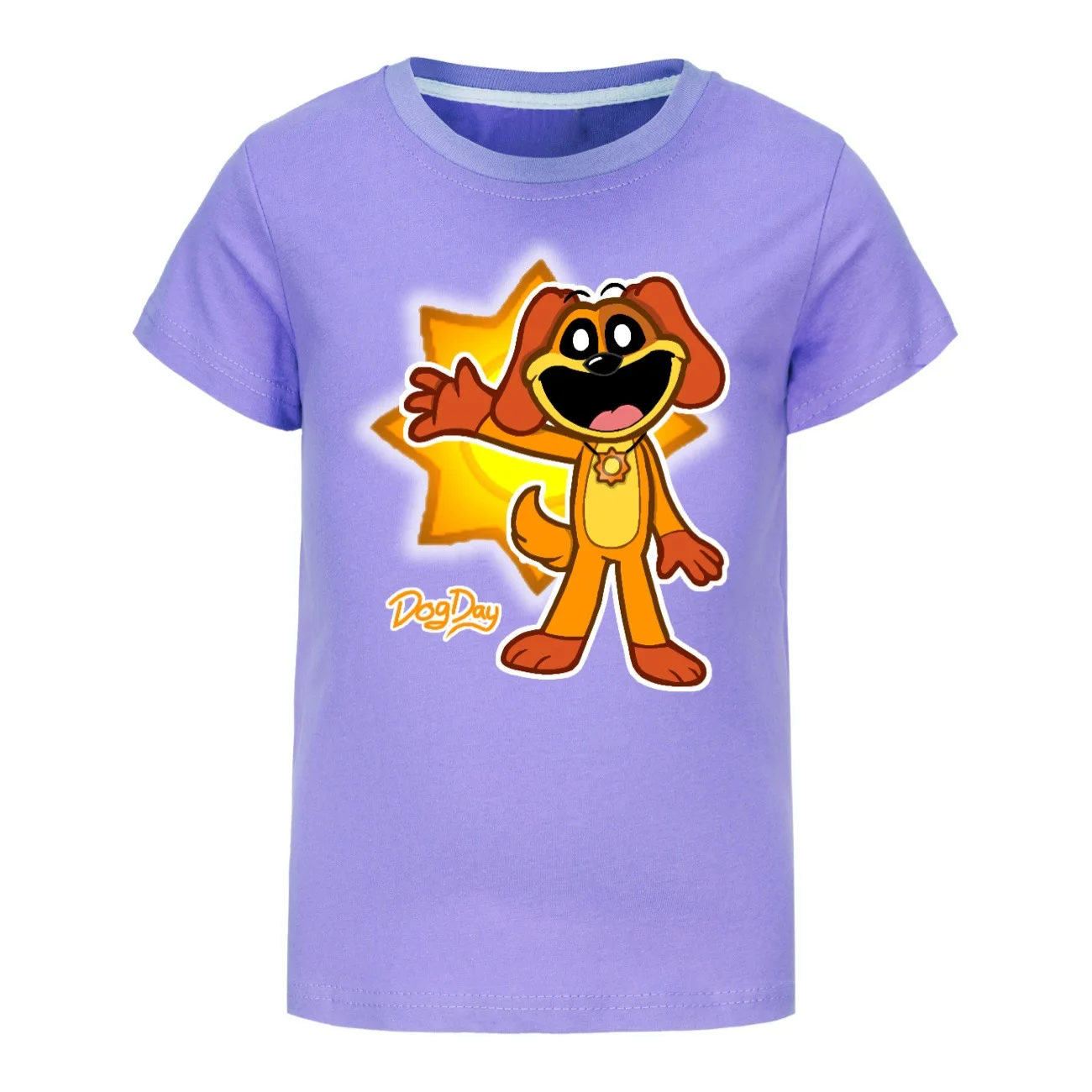 Kids Smiling Critters T-shirt Summer Cartoon Top Tshirt Fashion Boys Girls Smiling Critters 3D Printing Cute Dogday Short Sleeve