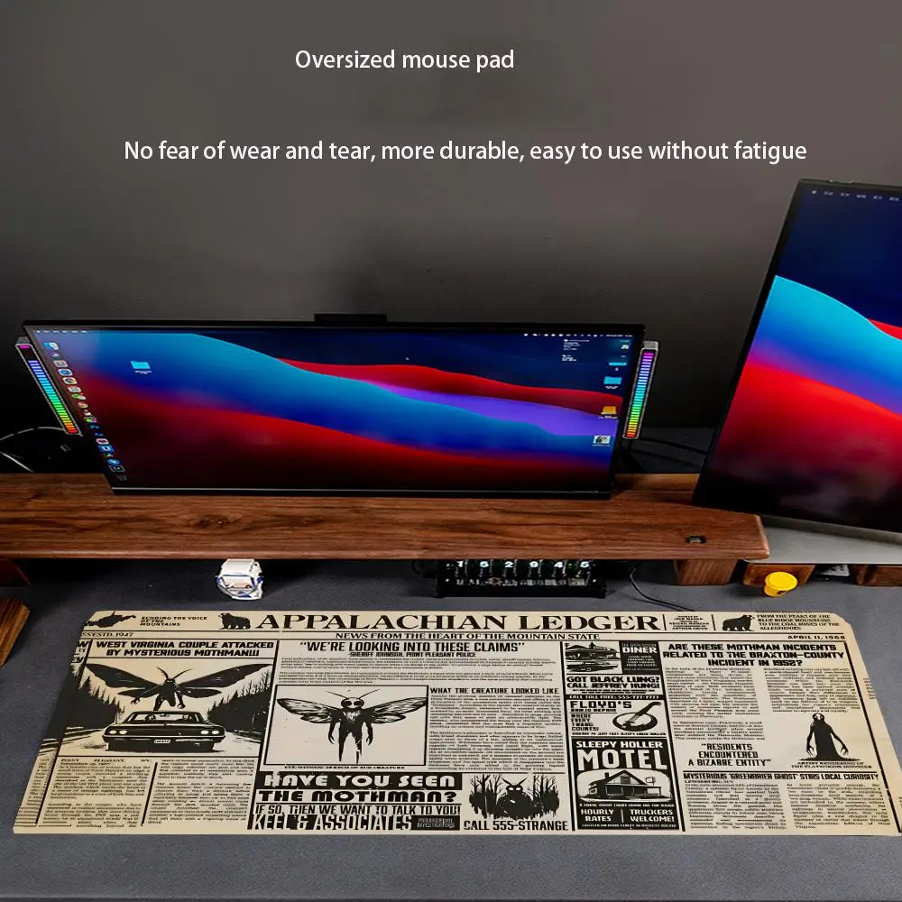 

Mystery Case Report Большой нескользящий коврик для мыши