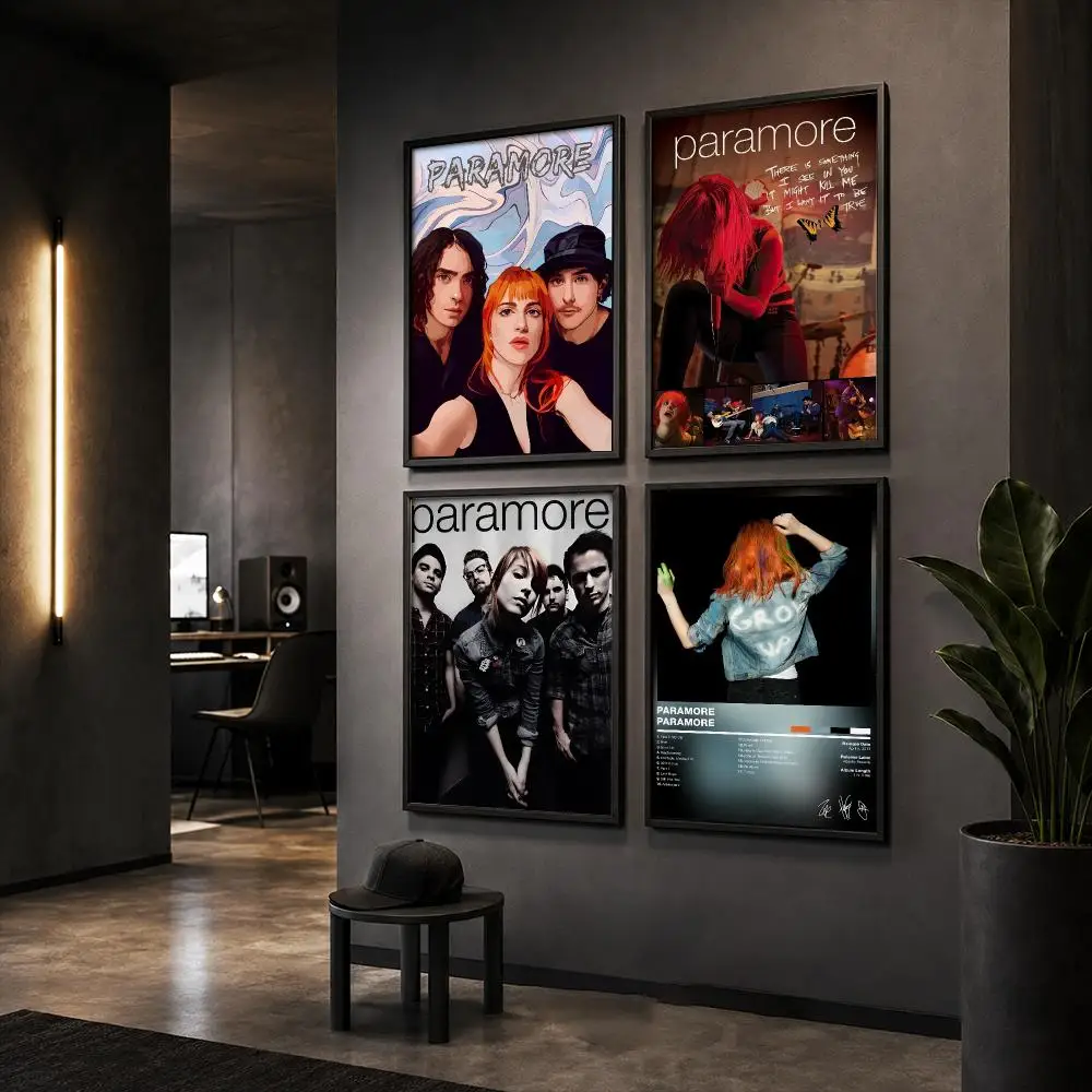 Singer P-Paramore Rock Band Poster HD Home Wall Stickers House Hallway Living Room Bedroom Bar Office Decor Art Prints