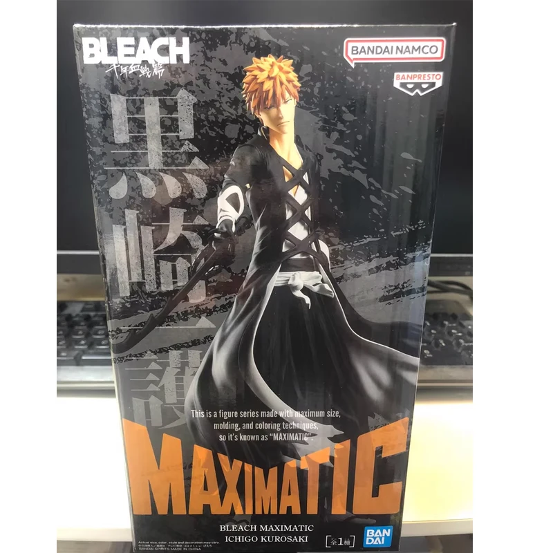 

В наличии BANDAI Original BANPRESTO BLEACH MAXIMATIC Kurosaki Ichigo figura de Anime modelo juguete adornos coleccionables re