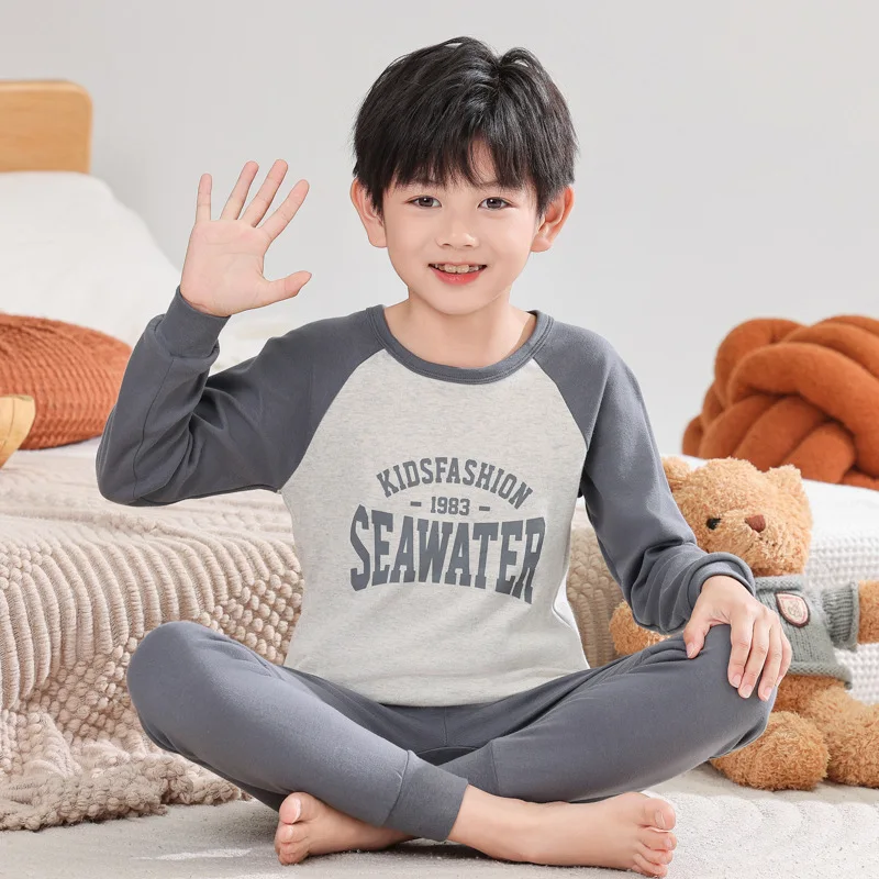 Hoseay Pyjama Enfant 2-8 Ans - Ensemble Coton Doux Manches Longues Licorne Dinosaure, Vêtements De Nuit Confortables Garçons Filles