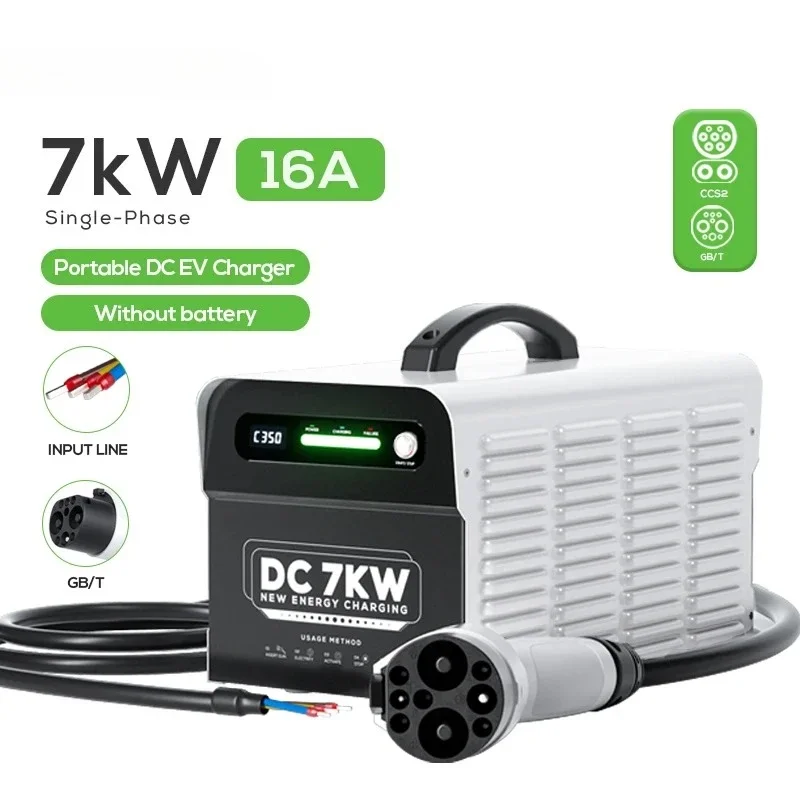 

Ovrod Portable 7Kw DC Charger GB/T CCS EV ID4 Compatible 220V Electric Car Charger DC Charging Pile Station for Cars