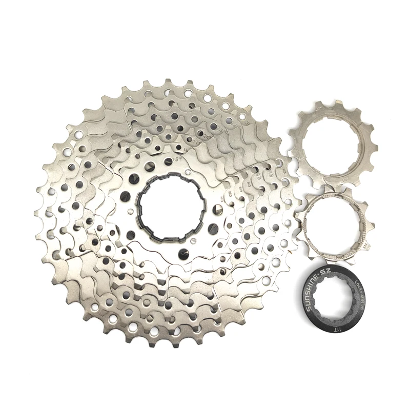 SUNSHINE 8/9/10/11/12 Speed Road Bike Cassette 11V 23T/25T/28T/30T/32T/34T/36T Bicycle Freewheel K7 10S Flywheel for SHIMANO HG