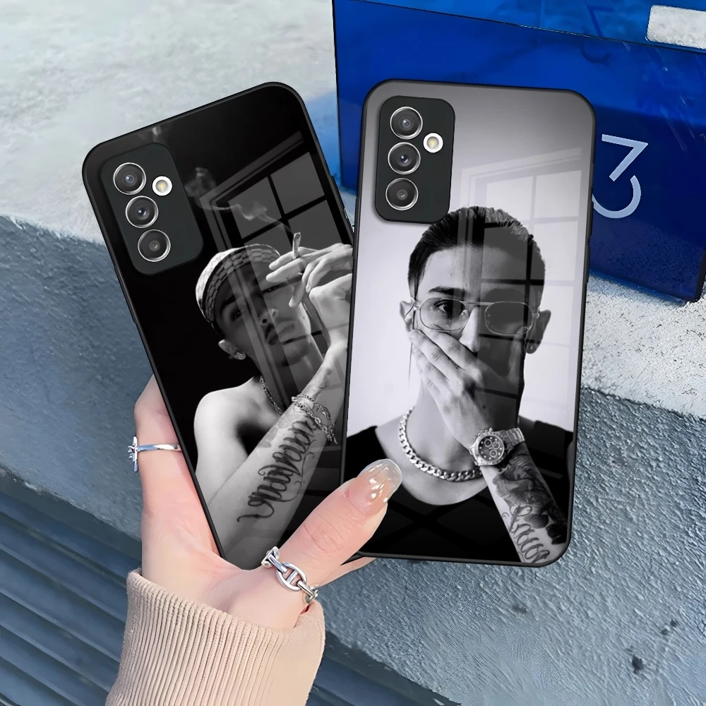 Чехол для телефона Rapper Baby Gang для Samsung Galaxy S26 S25 S24 S30 S21 S23 S20 S22 Fe Pro Edge Ultra Plus, стеклянный чехол