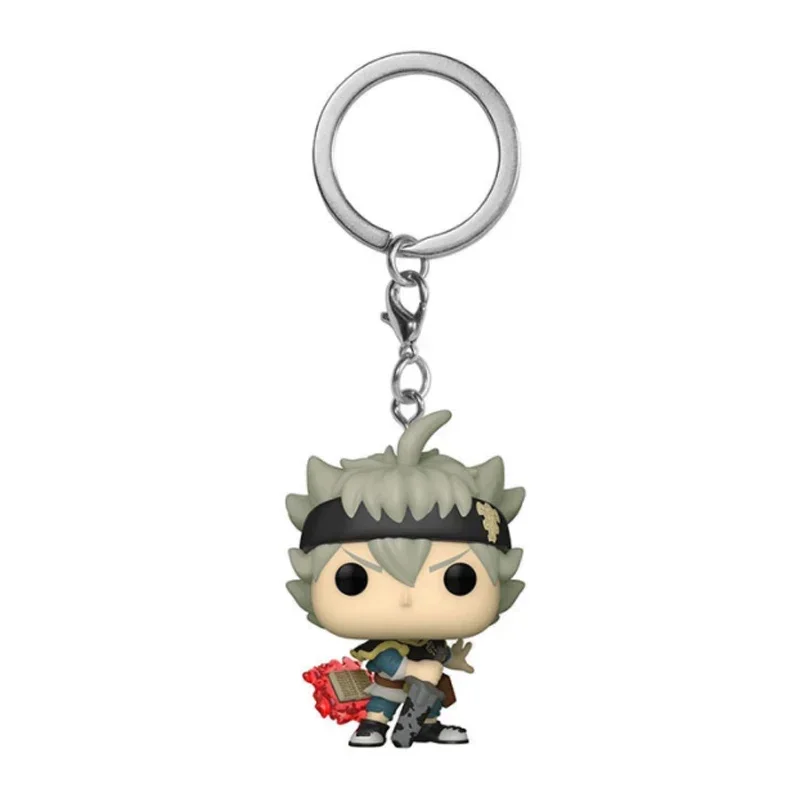 Black Clover Noell Silva Yami Sukehiro Pocket Keychain Vinyl Figure Anime Doll Toy Collection Model Gift