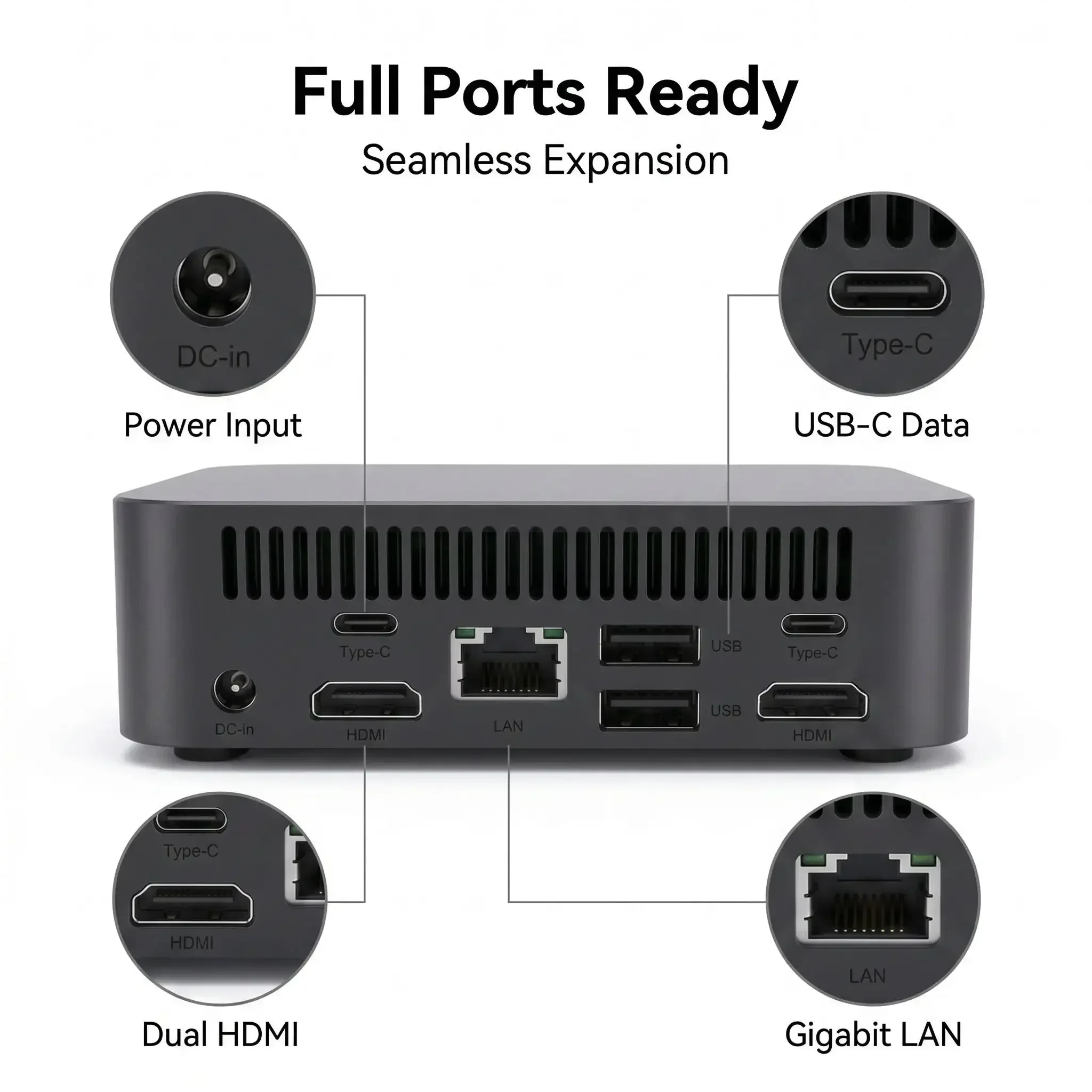 Intel i9 10980HK 8C 16T Power Mini PC 16GB 1TB 2TB SSD Triple 4K Output Gaming Work Zero Compromise Max Pro Ultra Speed
