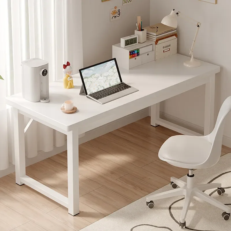Simple Small Rectangle Computer Desk Writing Table for Home Bedroom Student Desktop Worktable Office Study