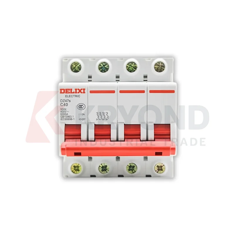 DELIXI DZ47s Circuit Breaker Air Switch for Home Electrical Protection 1P to 4P AC 230V 380V Overload Short Control Safe Guard