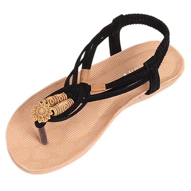 New Women Summer Sandals Women Shoes Bohemia Gladiator Beach Flat Casual Sandals Leisure Female Ladies Women Slip On Sandalias