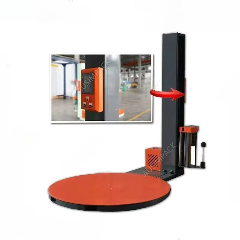 

Full Auto Semi Automatic Manual Pallet Stretch Film Wrapping Machine Pallet Carton Wrapper Packing Machine
