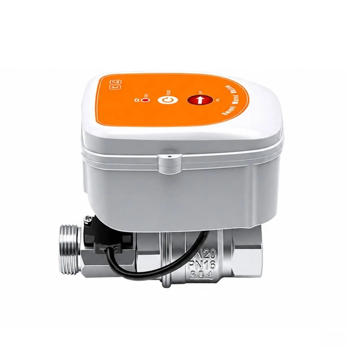 ABIU WiFi ME220FW Realtime Waterflow Temperature Display Valve Voice Control Irrigation Timer DN15 Garden Water Controller EU