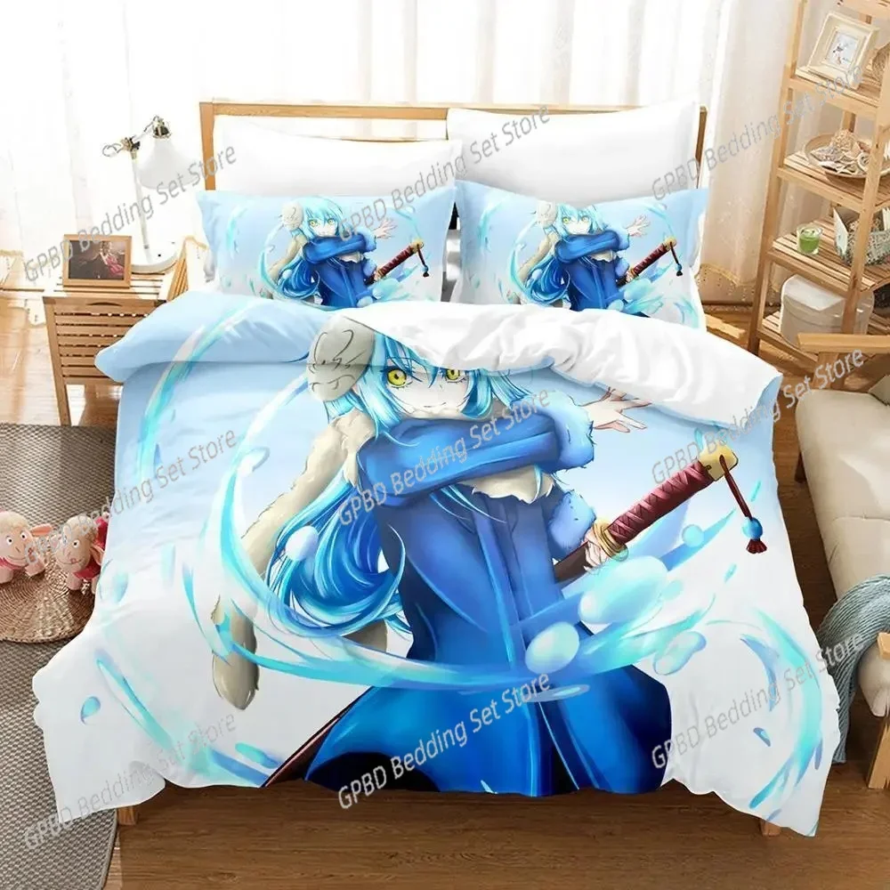 That time i got reincarnated as a slime Bedding Set Single Twin Full Queen King Size Bed Set Adult Kid Bedroom Duvet cover Sets