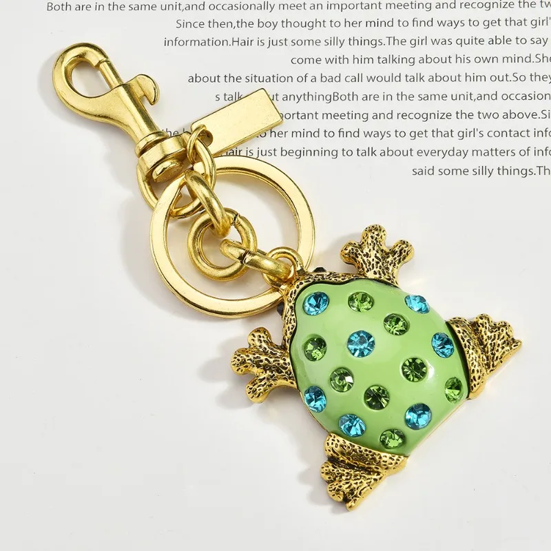 

Multi-color frog keychain pendant, keychain, personalized accessory, fashionable bag accessory pendant