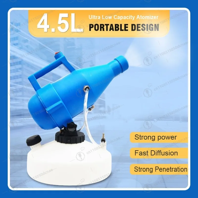 4.5L Portable Ultra Low Volume Electric Sprayer, ULV Atomizer Sprayer for Home & Garden Use