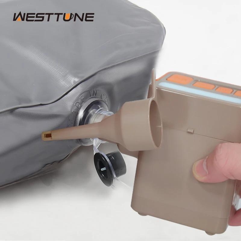 

WESTTUNE электрический надувной насос портативный беспроводной воздушный компрессор надувной/насосы с подсветкой для спальных подушечек надувная кровать