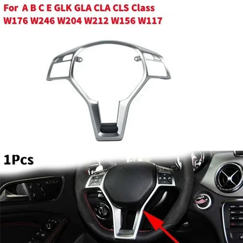 

A040-Накладка на раму рулевого колеса для Mercedes-Benz AMG A C E GLA CLA CLS-Class W176 W204 W212 X156 C117 Новое высокое качество