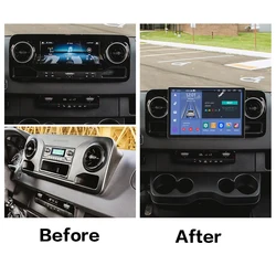 GPS Navigation Android 11 Automotive Multimedia Player For Mercedes Benz Spinway Sprinter 2019 2020 2021 Unit Radio Audio Stereo