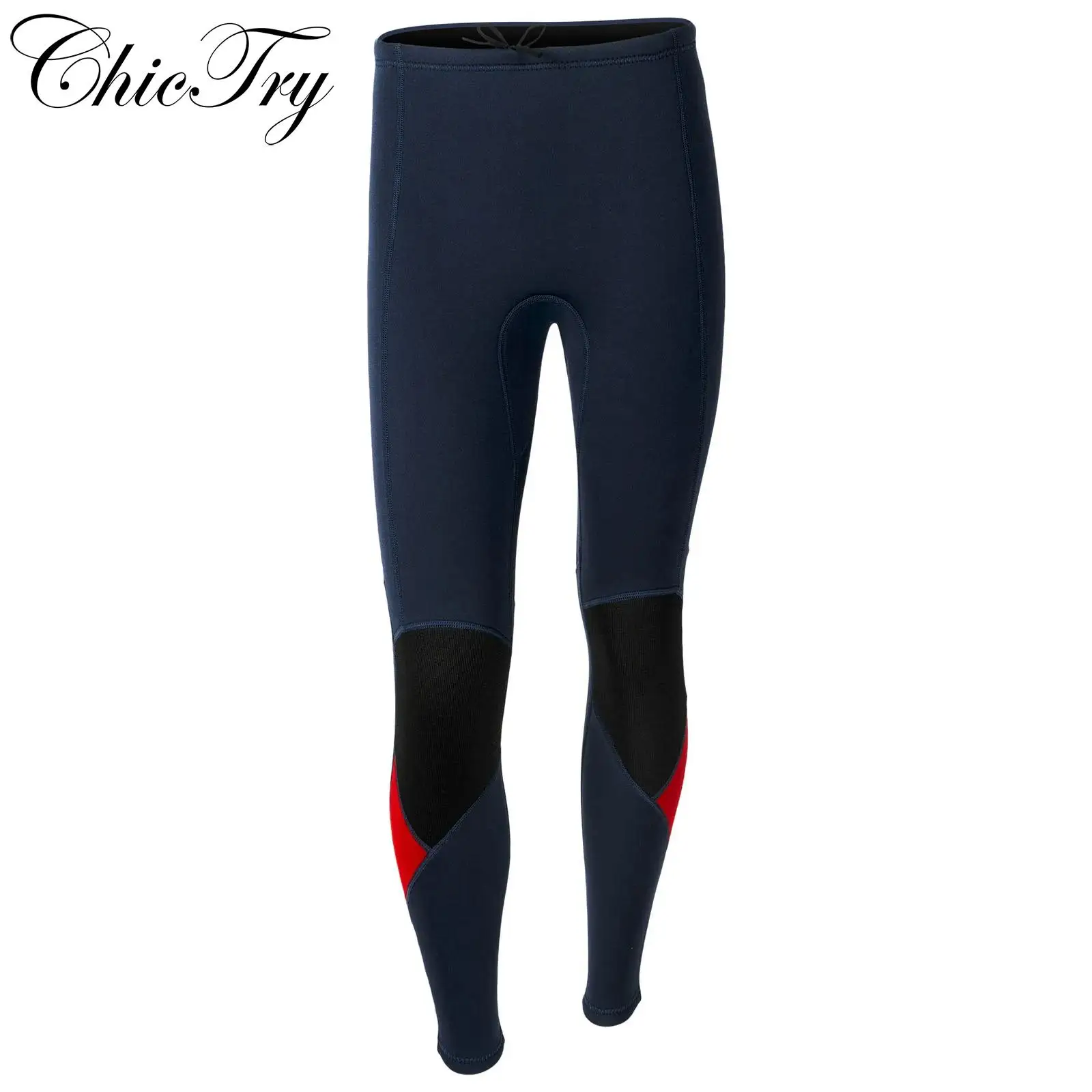 

Mens Swim Pants Thermal Protection Wetsuit Pants Drawstring Waistband Leggings for Swimming Swimsuit Surfing Snorkeling Diving