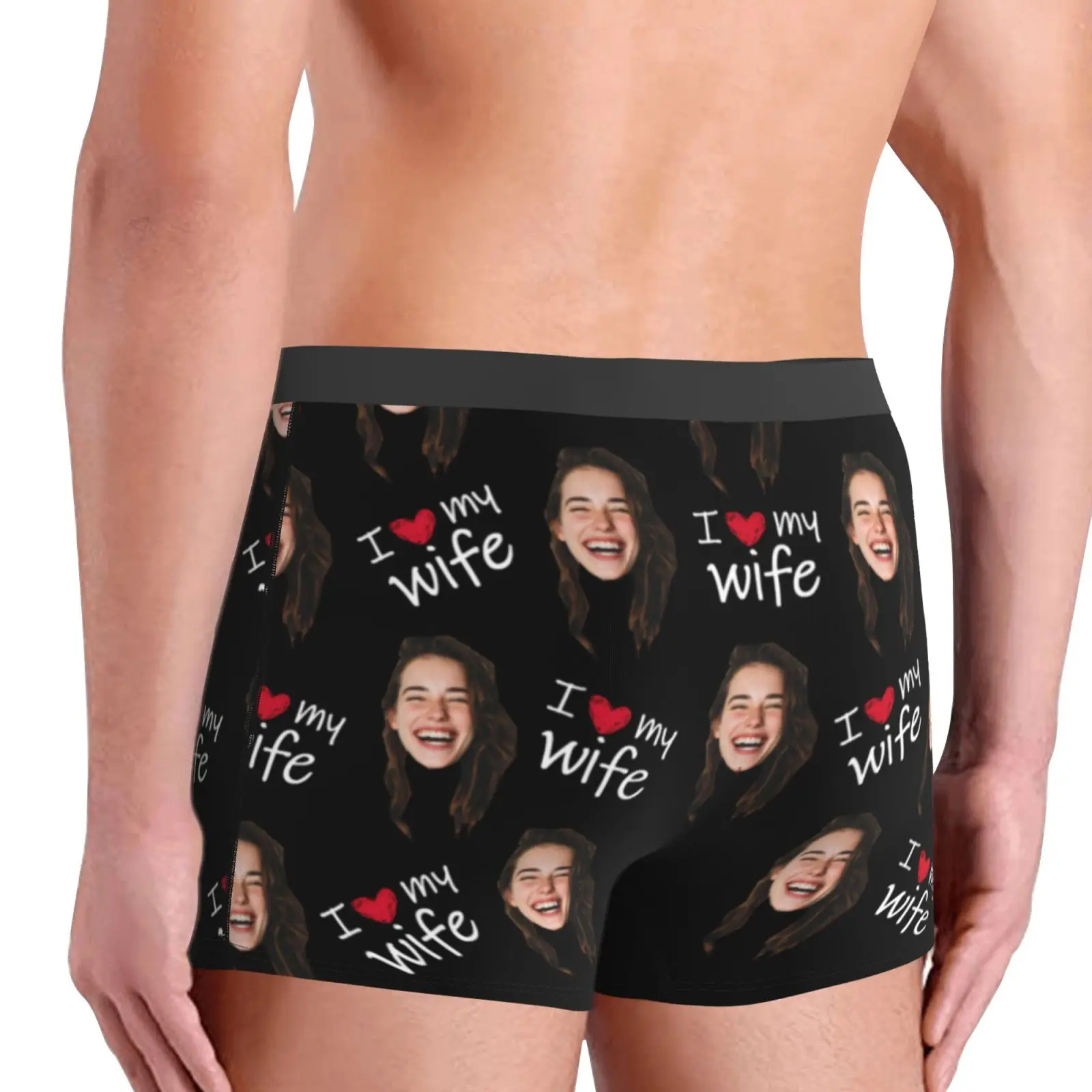 Personalized Face Photo Underwear Custom Boxer Briefs Custom Men Valentine's Day Gift For Husband Anniversary Gift for Dad