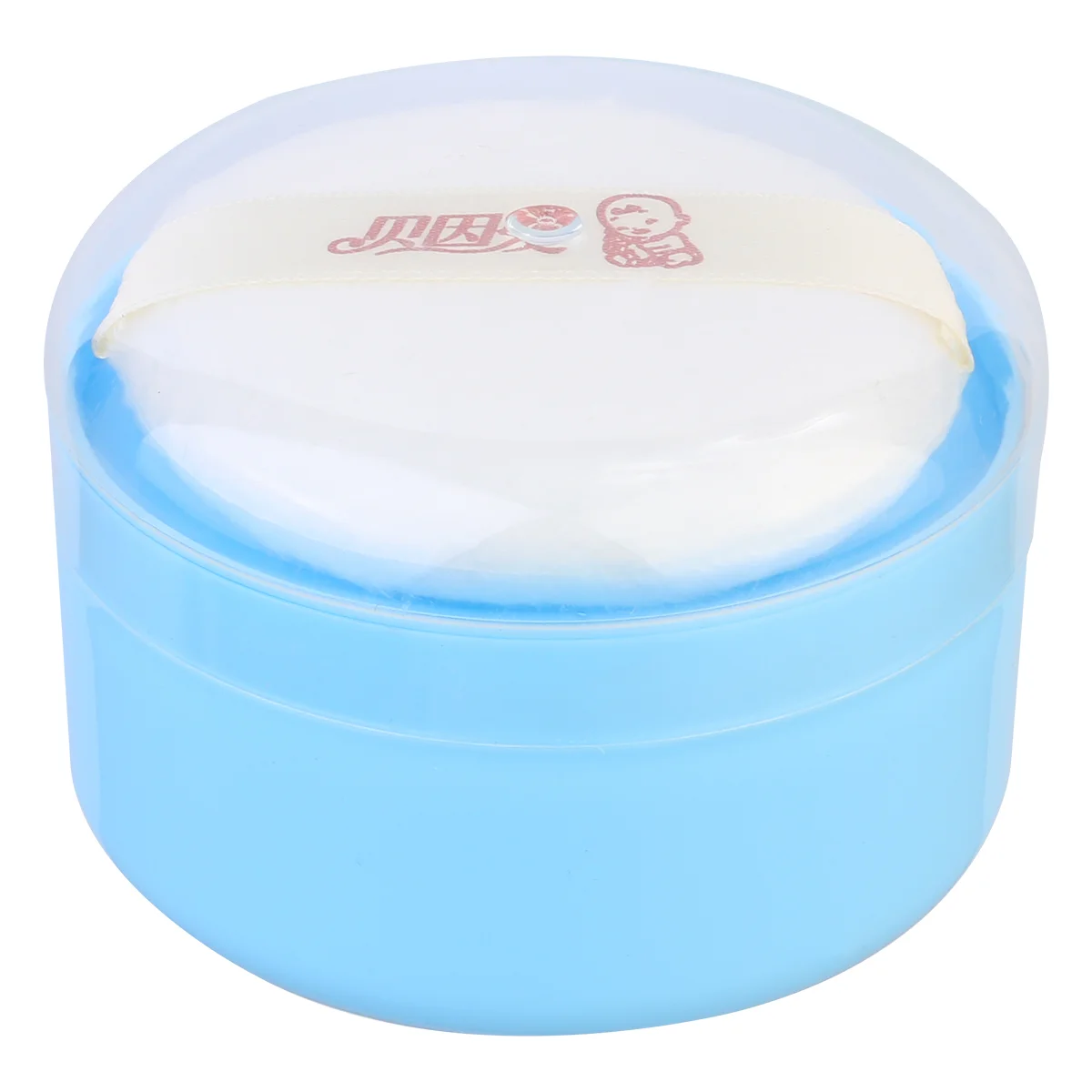 

Body Powder Box Skincare Talcum Puff Case Portable Baby Container Textile Cotton Miss