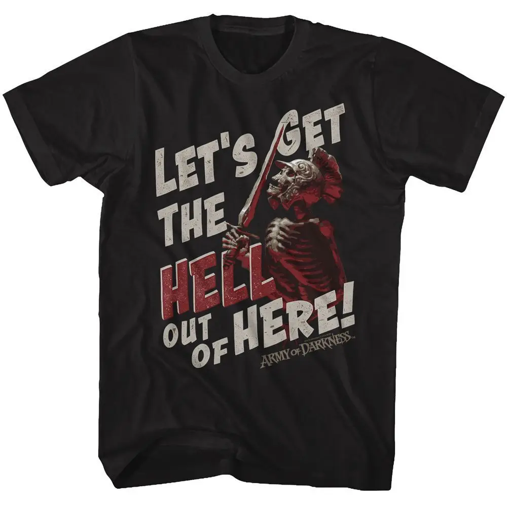 Army Of Darkness Out Here Movie T Shirt