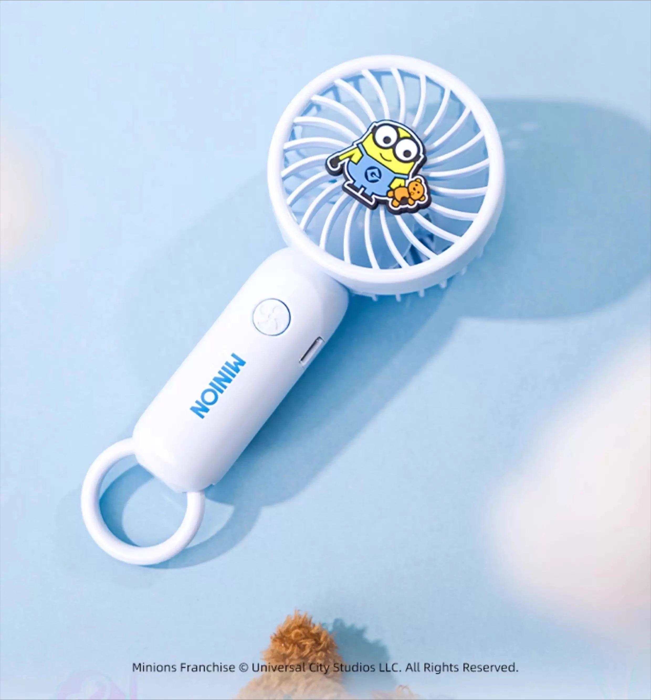 

Universal Studios Minions BOB TIM New Portable Fan Handheld Desktop 2-in-1 Cute Cartoon Personal USB Fan Summer Outdoor