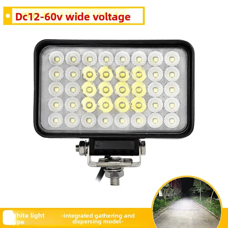 40LED 5 Inch Shockproof LED Work Light Bar Waterproof Driving Lamp For Loader Excavator Forklift Off Road Vehicle