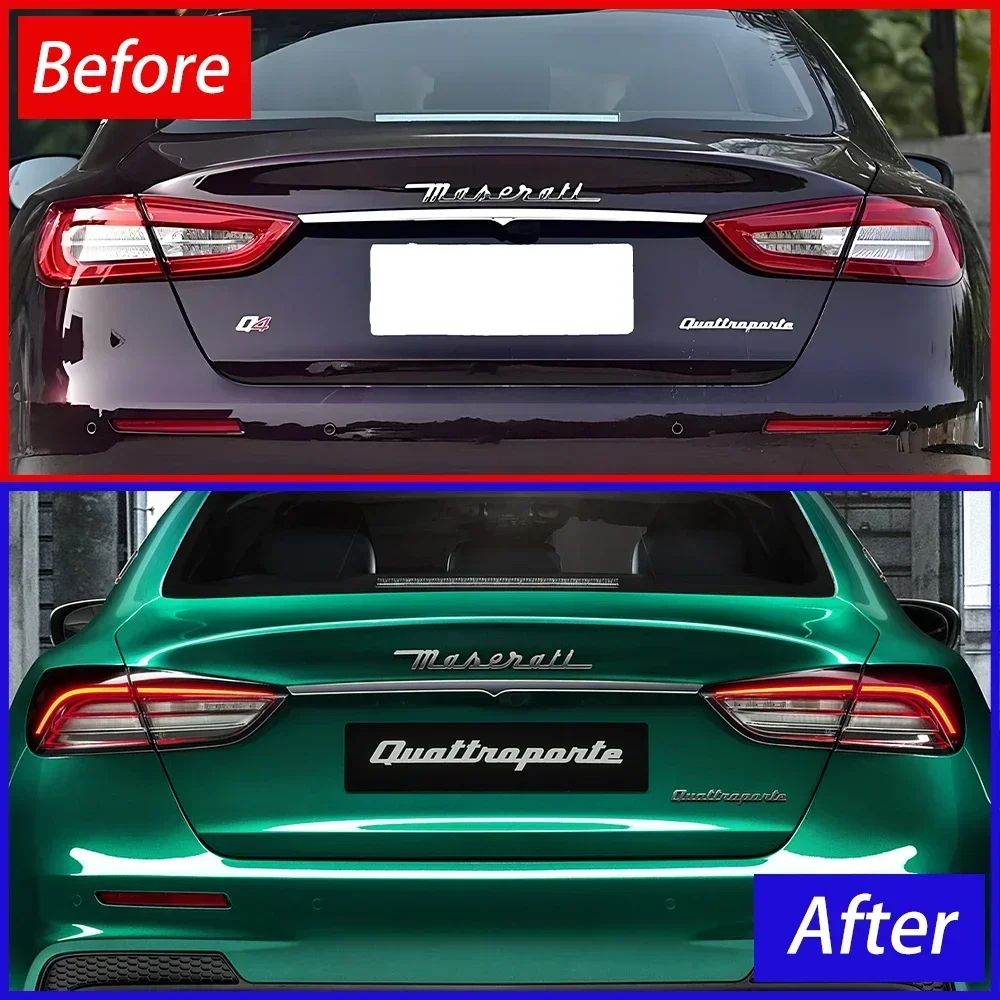 Auto Rear Back Lamps Accessories For Maserati Quattroporte 2013-2020 Upgrade 2021 LED Dynamic Blink Car Taillights Assembly